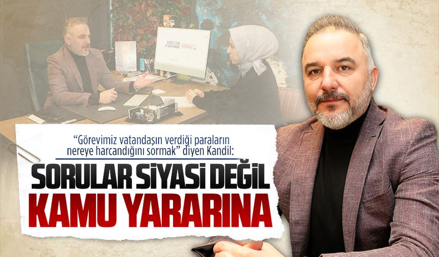 Mithat Kandil, belediye meclisinde yaşanan gerginlik sonrası açıklama yaptı