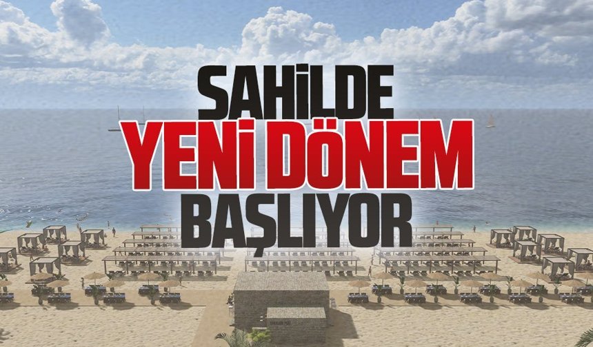 Karasu Sahili yaz sezonuna hazırlanıyor