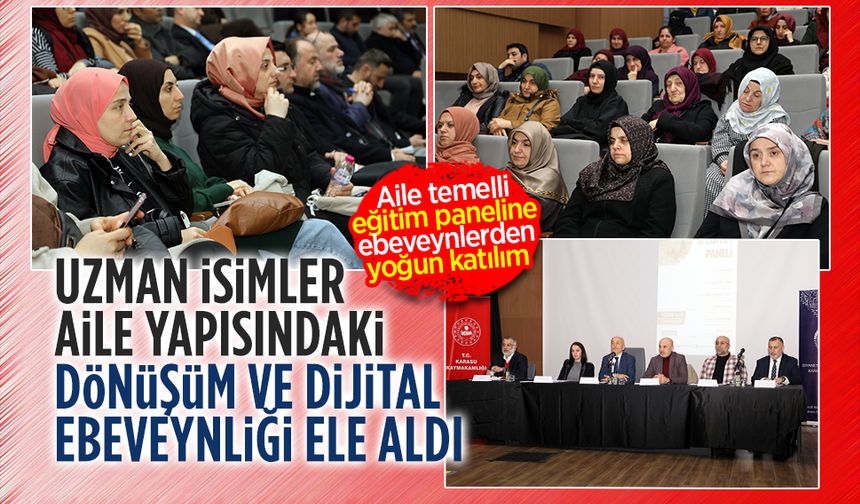 Karasu’da “aile, gençlik ve eğitim” paneli yoğun ilgi gördü