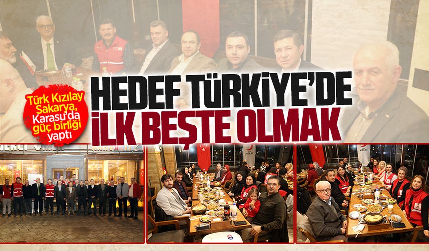 Türk Kızılay Sakarya İl Koordinasyon Toplantısı Karasu’da yapıldı