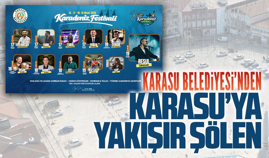 Karasu Belediyesi’nden Karadeniz Festivali