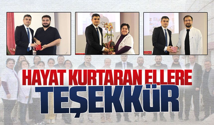 14 Mart Tıp Bayramı’nda Karasu Devlet Hastanesi’nde sağlık çalışanları unutulmadı