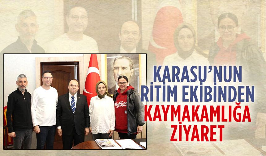 Ritim Grubu’ndan Kaymakam Arslan’a iade-i ziyaret