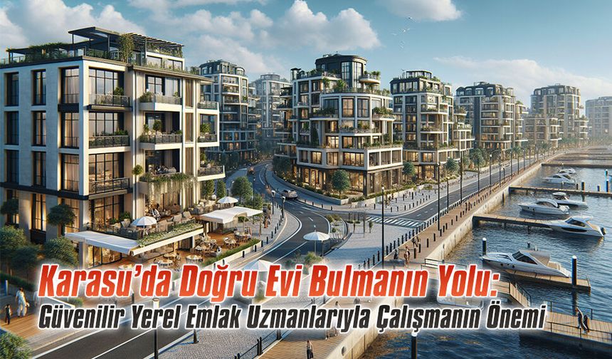 Karasu’da doğru evi bulmanın yolu: Güvenilir yerel emlak uzmanlarıyla çalışmanın önemi