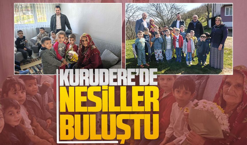 Kurudere Yaşlılar Haftası’nda anlamlı ziyaret