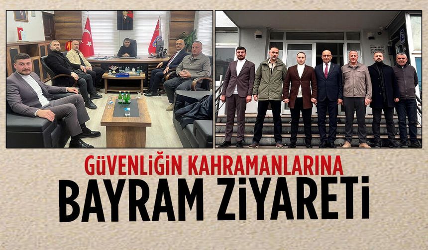 MHP’den Karasu’da güvenlik güçlerine bayram ziyareti