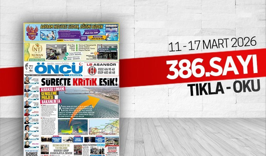 Öncü Karasu Gazetesi 386.sayı