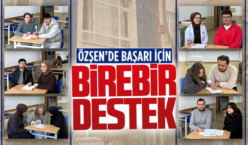 Özşen'de sınırsız birebir dersler aralıksız sürüyor