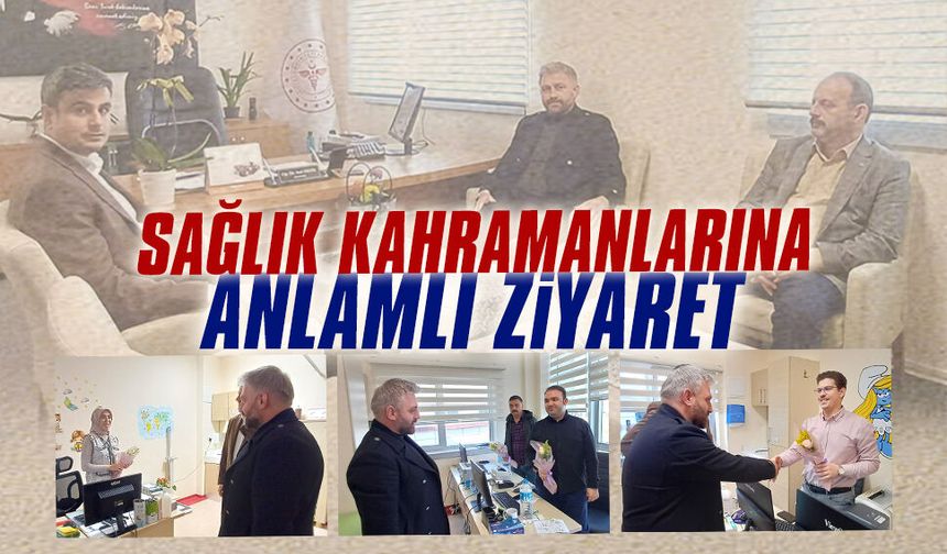 Saadet Partisi’nden Tıp Bayramı nedeniyle sağlık çalışanlarına anlamlı ziyaret