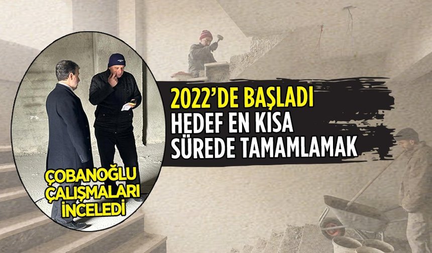 Yalı’da 100 yataklı Kur’an Kursu inşaatı sürüyor