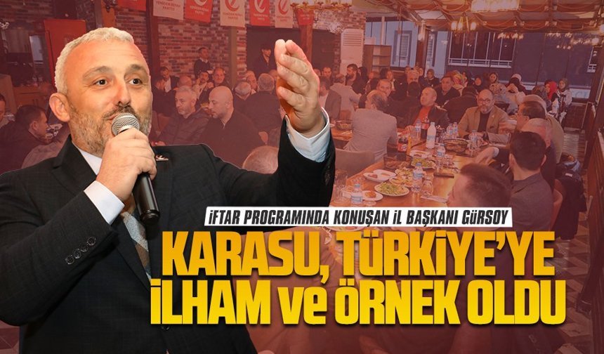 Hüseyin Gürsoy: Karasu, Türkiye genelinde ilk sırada