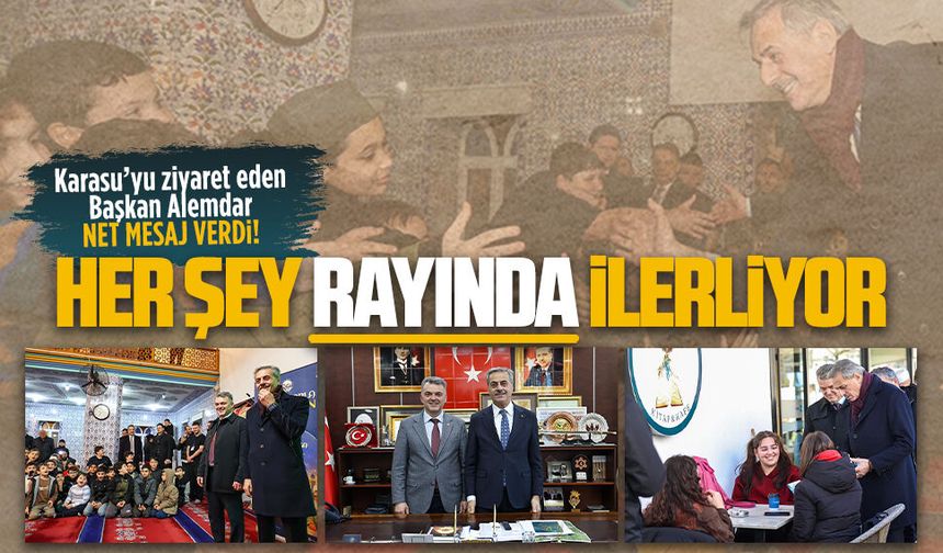 Yusuf Alemdar, Ramazan programları kapsamında Karasu’yu ziyaret etti