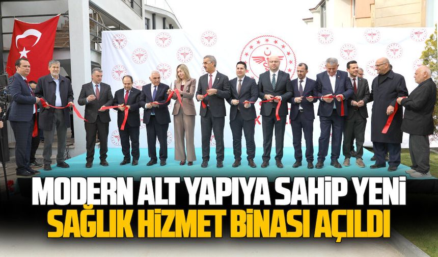 Karasu 2 No’lu ASM binasının açılış törenine yoğun katılım