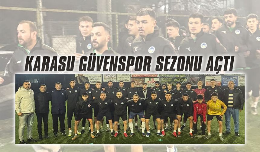Karasu Güvenspor sezonu açtı: Hedef şampiyonluk