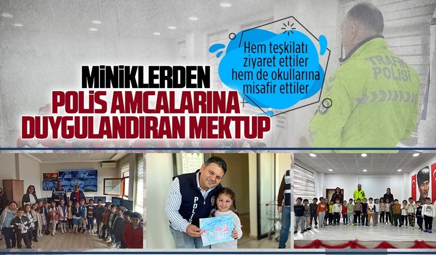Polis haftasında Şehit Teğmen Ömer Faruk Civelek Anaokulu’ndan anlamlı etkinlik