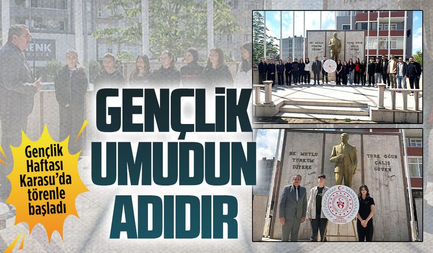 Gençlik Haftası Karasu’da törenle başladı