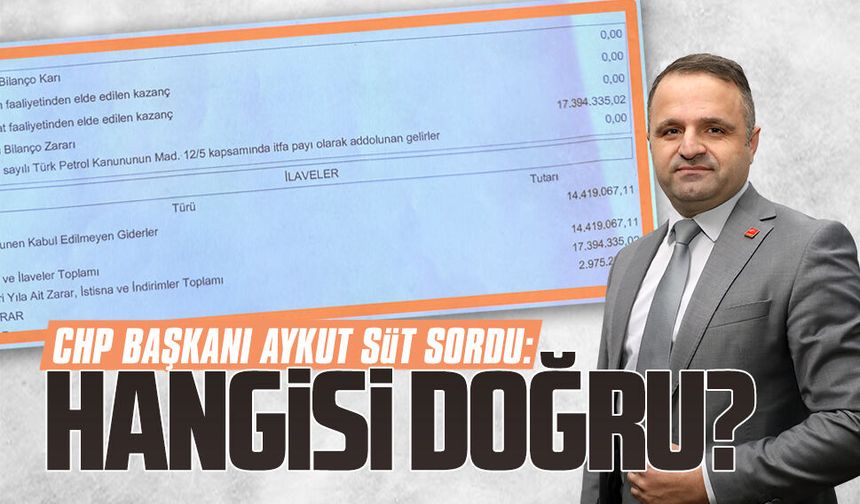 Aykut Süt: Hangisi doğru?