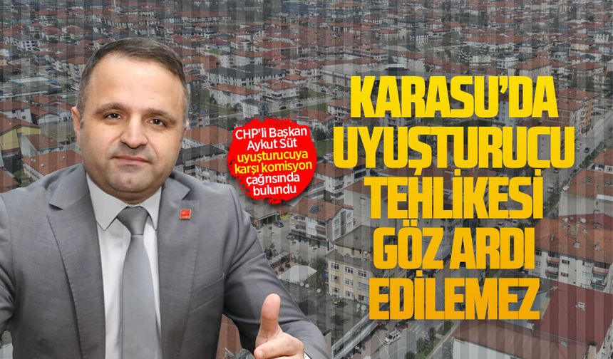 Başkan Aykut Süt’ten uyuşturucuya karşı komisyon çağrısı