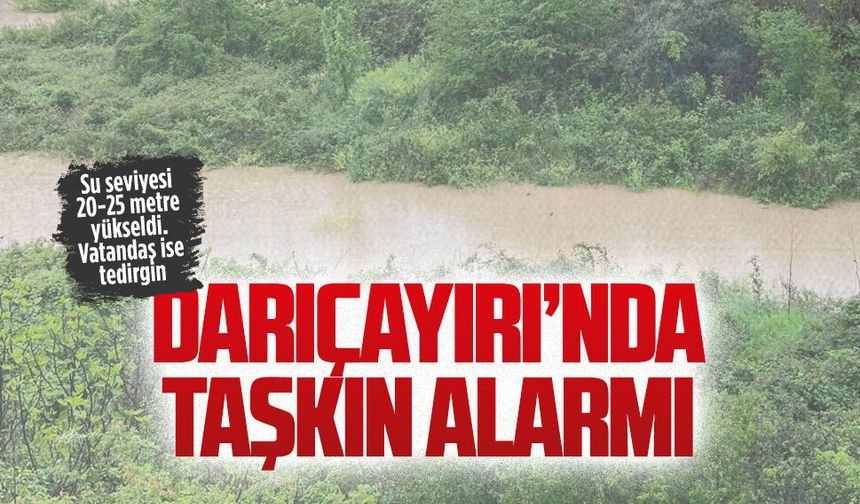 Darıçayırı’nda taşkın alarmı