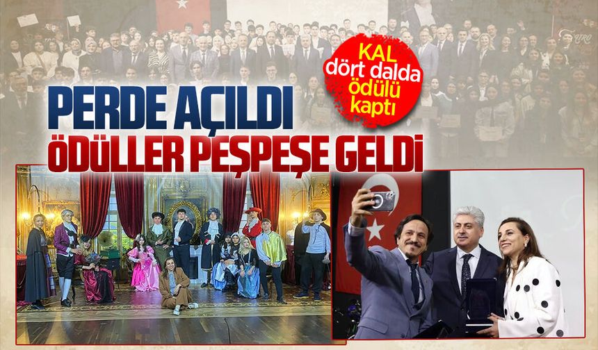 Karasu Anadolu Lisesi’ne tiyatro festivalinde Sakarya’da dört ödül