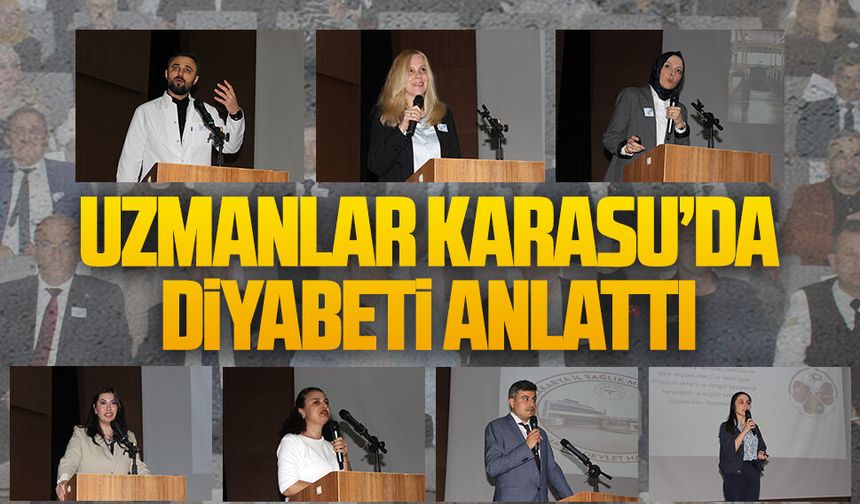 Karasu Devlet Hastanesi tarafından diyabet okulu eğitimi düzenlendi