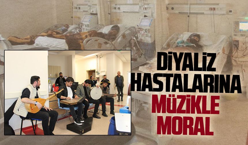 Karasu Devlet Hastanesi’nde diyaliz servisinde müzik dinletisi gerçekleştirildi