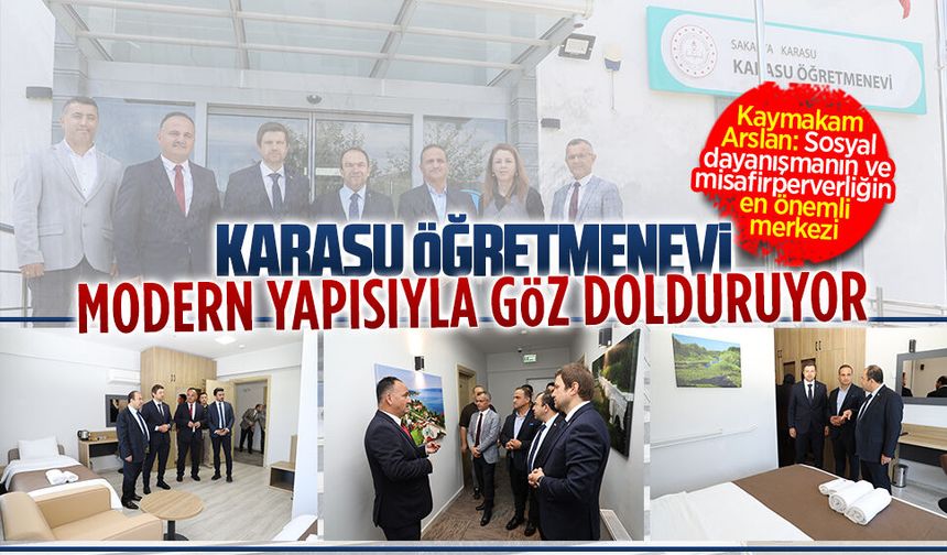 Karasu Öğretmenevi’ne Kaymakam Arslan’dan Ziyaret