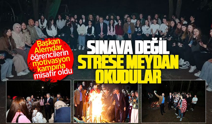 Başkan Alemdar, ŞÜİAAL öğrencilerinin motivasyon kampına misafir oldu