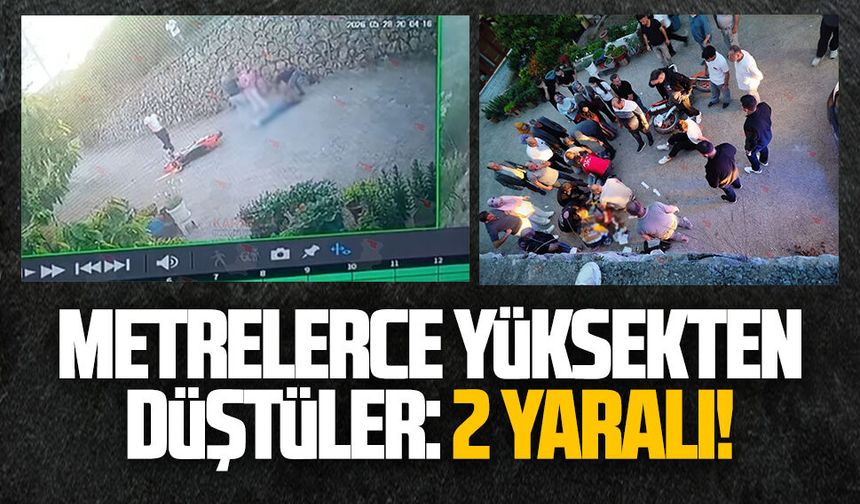 Ortaköy Mahallesi’nde korkutan kaza: 2 yaralı!