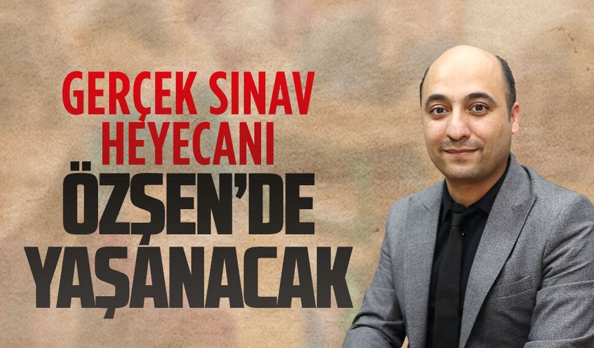Özşen Özel Öğretim Kursu’ndan gerçek sınav provası