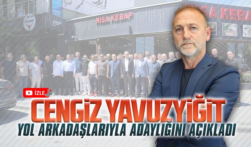 Cengiz Yavuzyiğit, SATSO 34.Meslek Komitesi Adaylığı’nı açıkladı