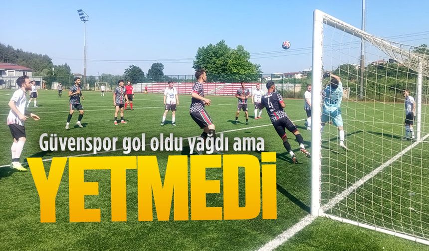Güvenspor gol oldu yağdı ama yetmedi