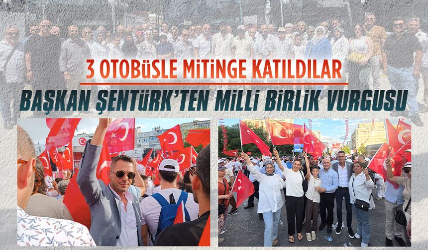 Başkan Osman Şentürk'ten Tandoğan mitingi değerlendirmesi