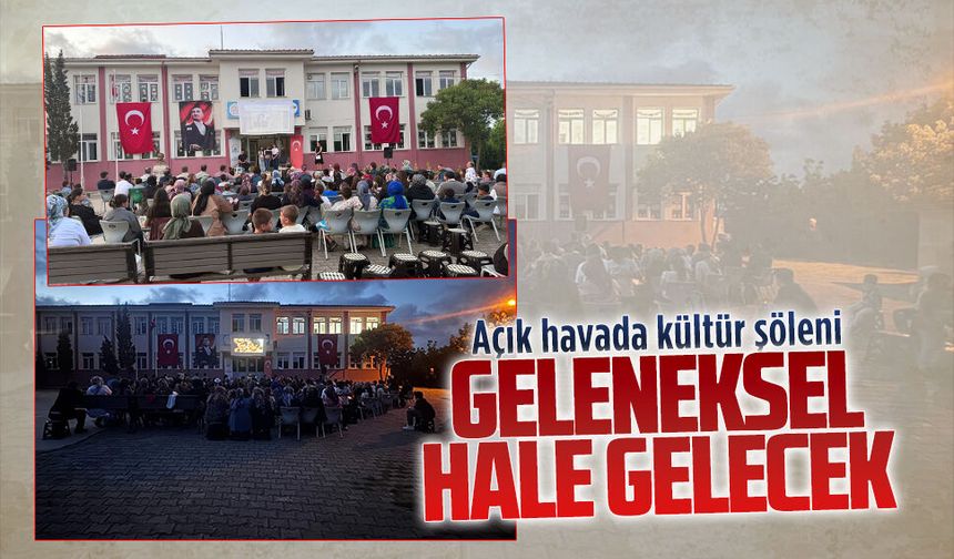 Yıldızlar altında şiir ve sinema gecesi yoğun ilgi gördü