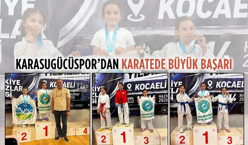 Karasugücüspor’dan karatede büyük başarı