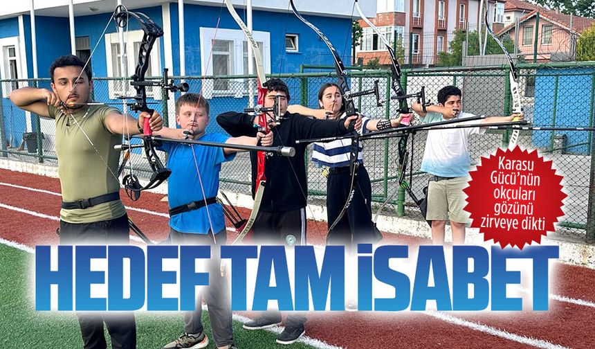 Karasu Gücü’nün okçuları gözünü zirveye dikti