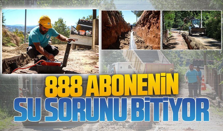 Büyükşehir’den Karasu’daki üç mahalleye sağlıklı ve kesintisiz içme suyu