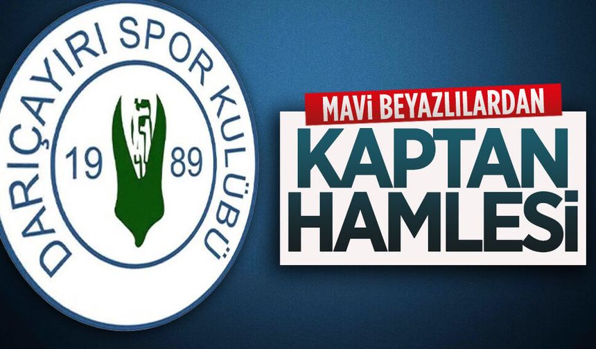 Darıçayırıspor'dan kaptan hamlesi