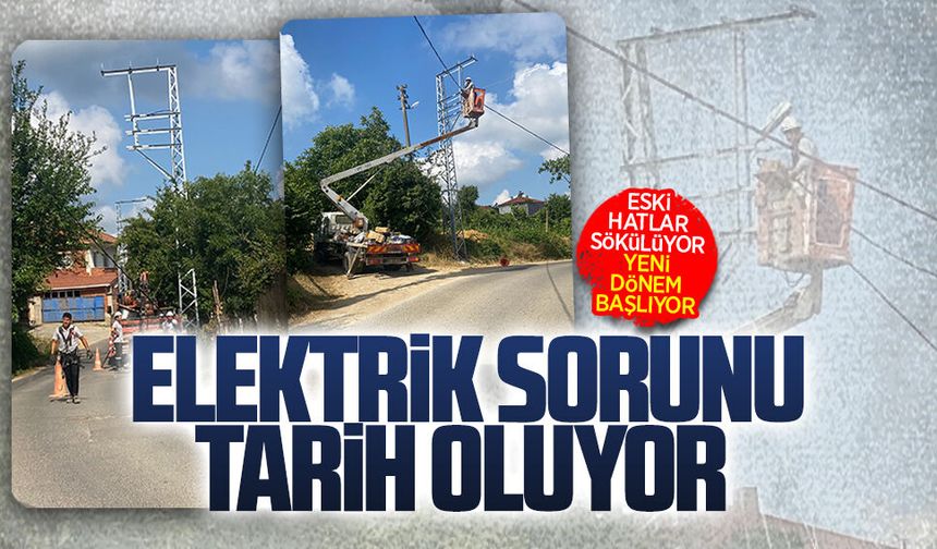 Gölköprü’de enerji hatları yenileniyor