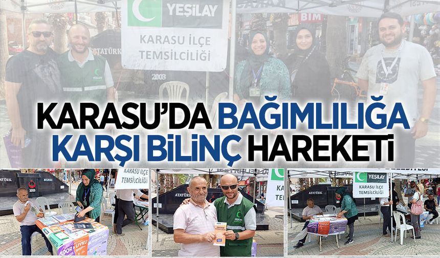 Karasu’da uyuşturucuya karşı farkındalık etkinliği