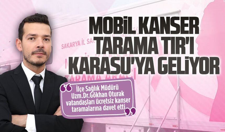 İlçe Sağlık Müdürü Uzm.Dr.Gökhan Oturak'tan kanser taraması çağrısı