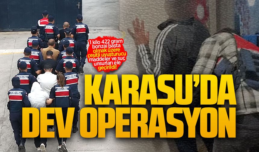 Karasu’da zehir tacirlerine büyük darbe
