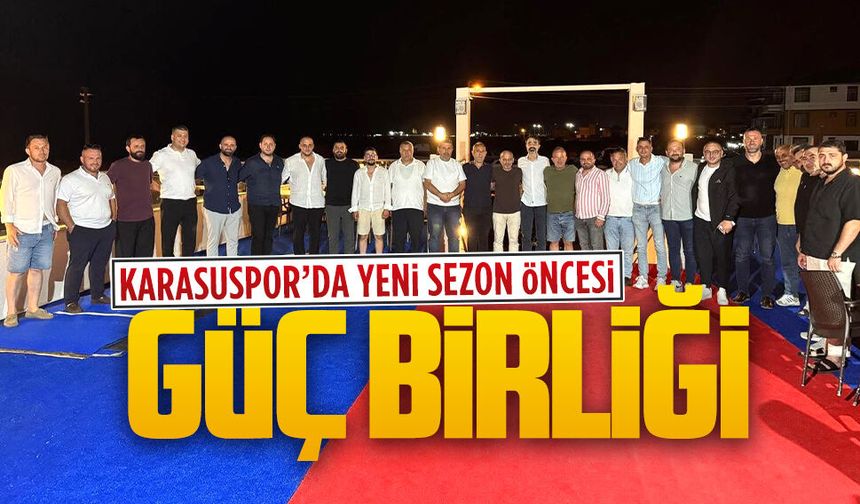 Karasuspor’da yeni sezon öncesi güç birliği