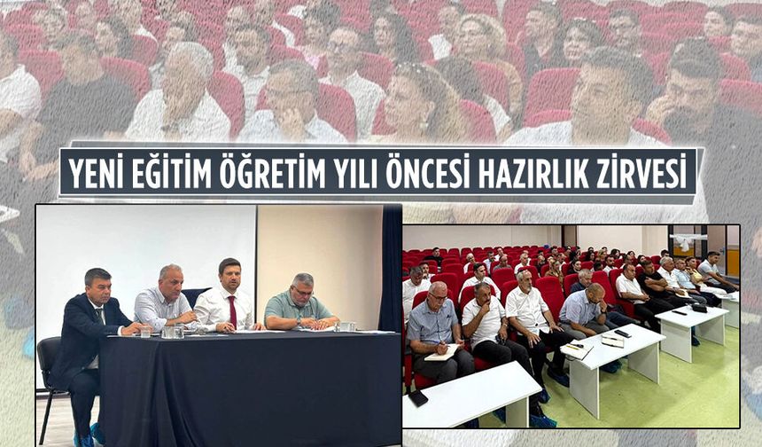Karasu’da eğitim-öğretim yılı hazırlıkları müdürler kurulu toplantısında değerlendirildi