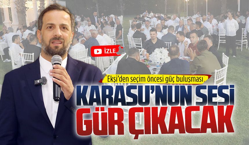 Ekşi’den seçim öncesi güç buluşması