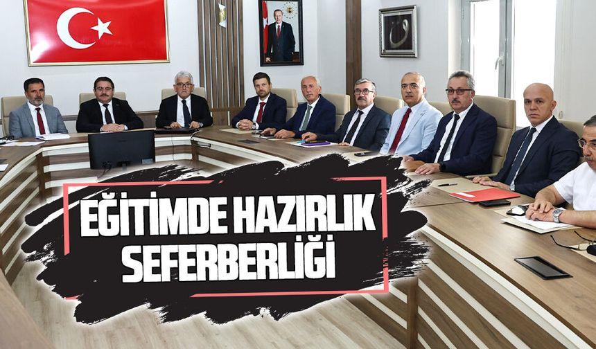 2026-2027 eğitim öğretim yılı öncesi hazırlık toplantısı yapıldı