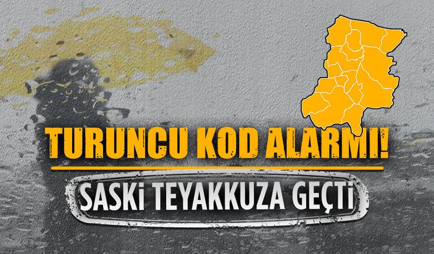 Meteoroloji Sakarya için turuncu kod uyarısı verdi