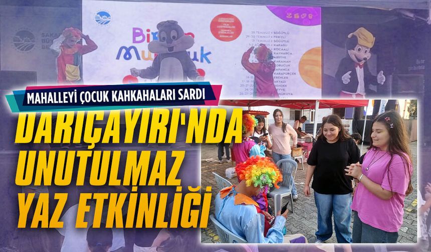 “Bir Tır Mutluluk” Darıçayırı'nı şenlendirdi