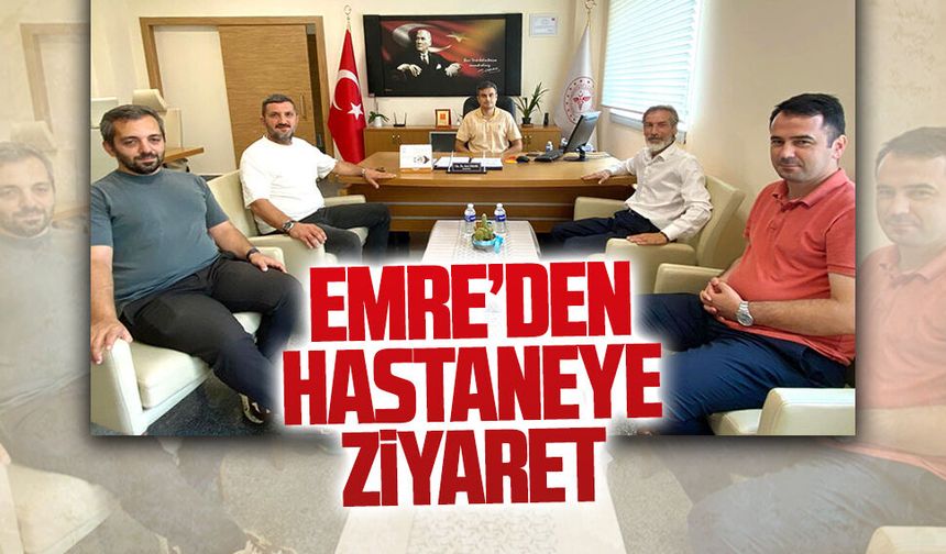 Başkan Cihan Emre’den Karasu Devlet Hastanesi’ne ziyaret