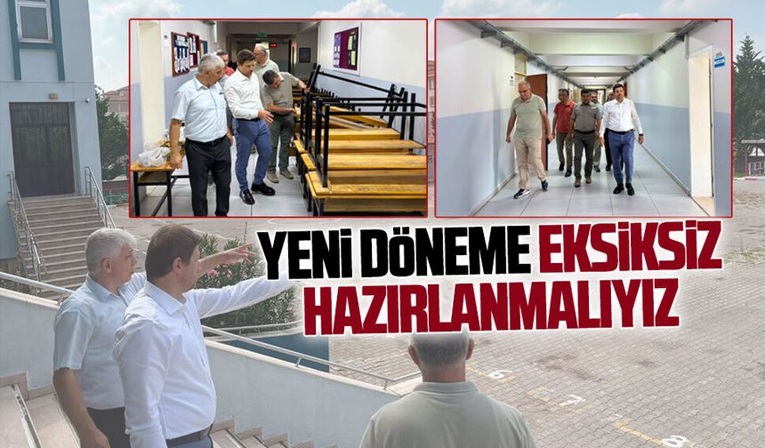 TOKİ Demokrasi İlk ve Ortaokulu'na yeni dönem öncesi yakın takip